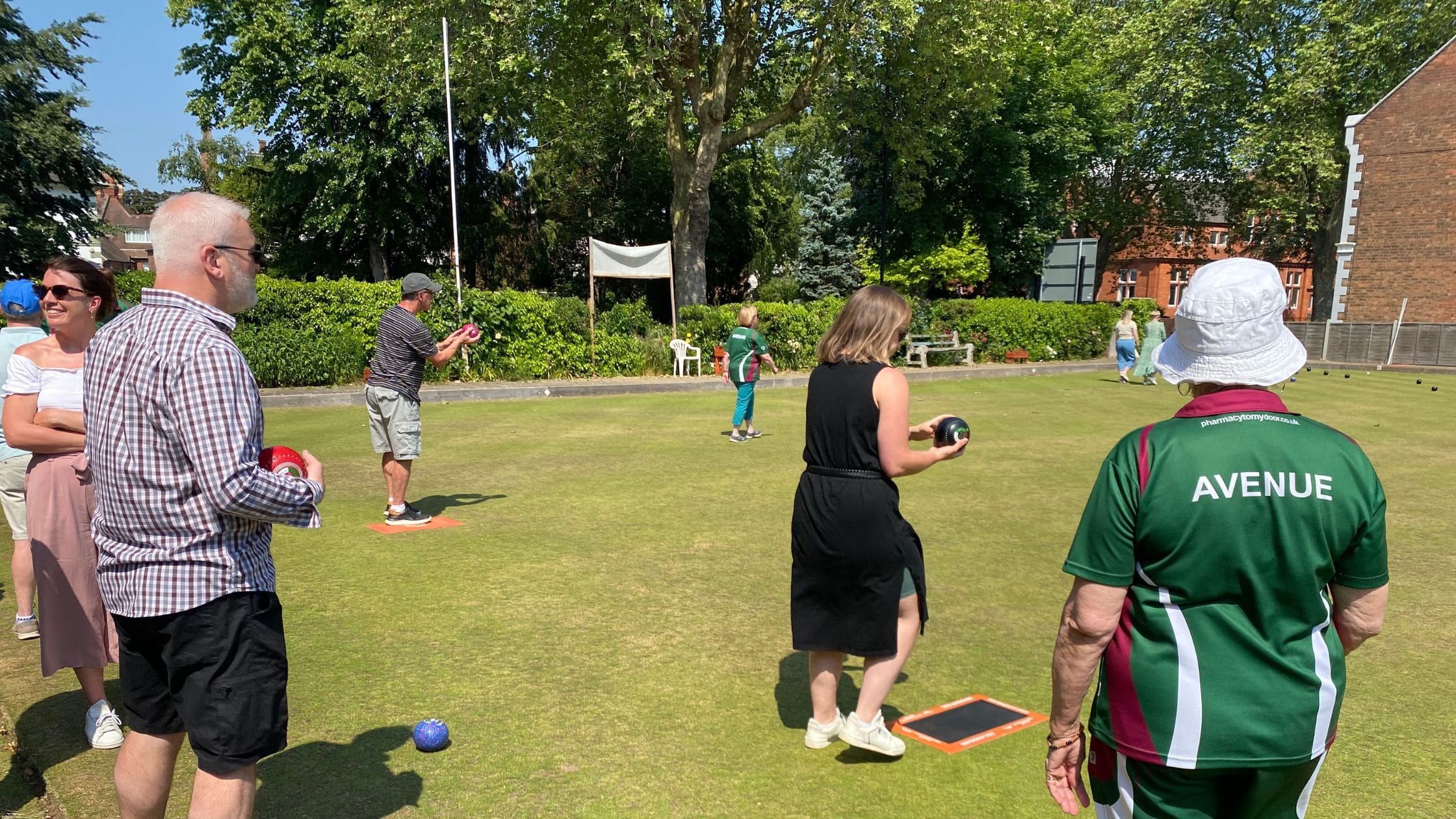 Charity lawn bowls match 2023