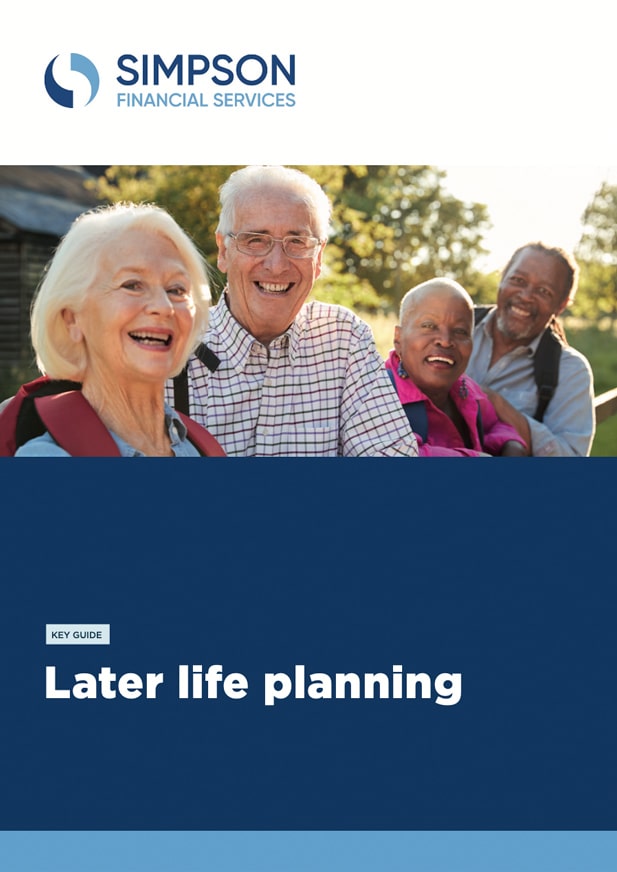 Later life planning